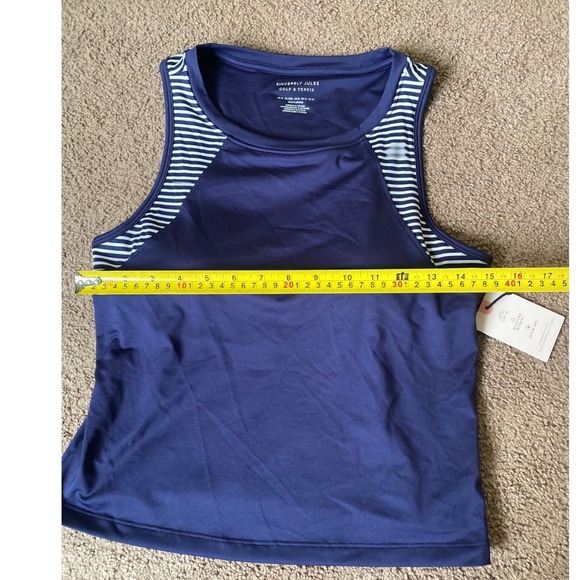 Sincerely Jules Golf & Tennis Tank Top UPF 50 Moisture Wicking M NWT - Picture 6 of 7